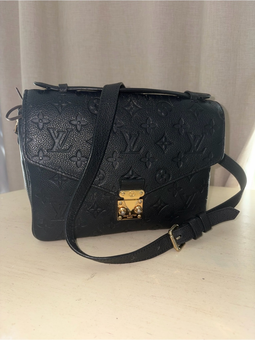 Black Monogram Empreinte Pochette Crossbody